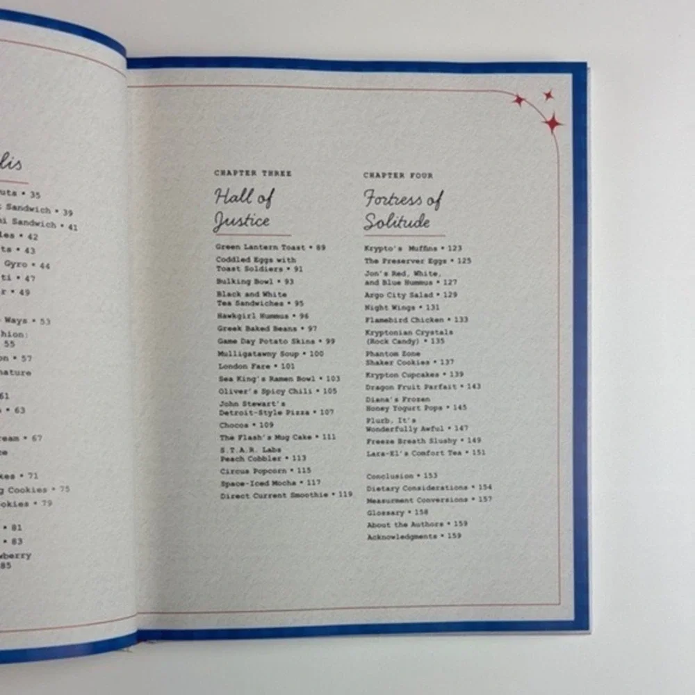 Superman Official‎ Cookbook with Blue Cover